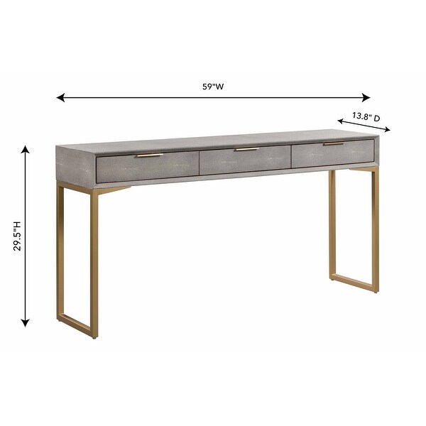 Pesce Shagreen Console