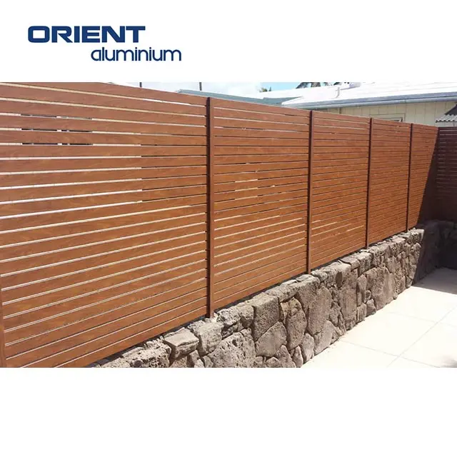 Factory Direct Supply Metal Garden Fence Screens/Privacy Fence Panel Available in Black and White 3D Sample Models Supported