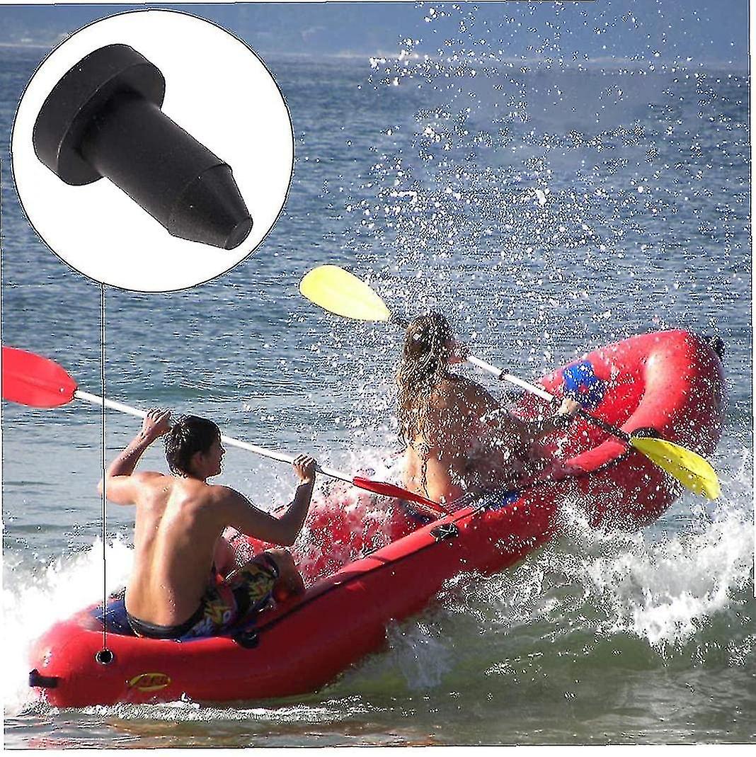 2pcs Kayak Drain Plug Scupper Plugs Water Stopper Boat Scupper Plugs Canoeing Rubber Waterproof Plug