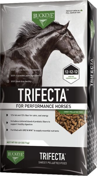 Buckeye Nutrition Trifecta Performance Sweet Horse Feed