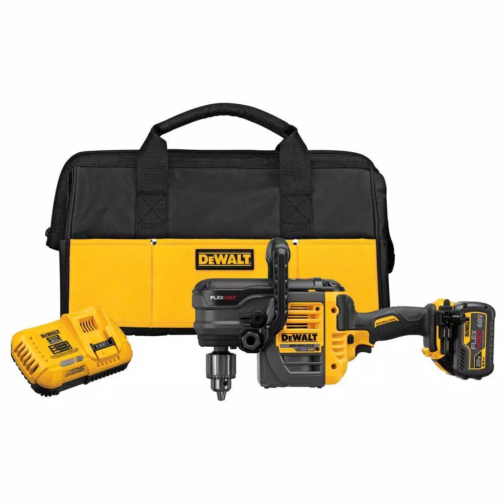 DEWALT FLEXVOLT 60-Volt MAX Cordless Brushless 1/2 in. Stud and Joist Drill with E-Clutch and (1) FLEXVOLT 6.0Ah Battery and#8211; XDC Depot