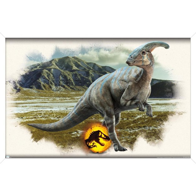 Trends International Jurassic World Dominion Parasaurolophus Focal Framed Wall Poster Prints