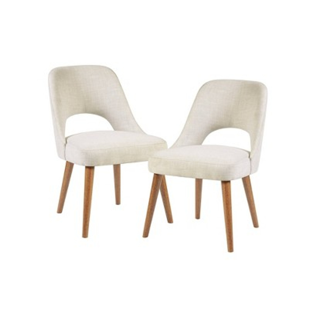 Set of 2 Nola Dining Side Chairs Cream - Ink+Ivy