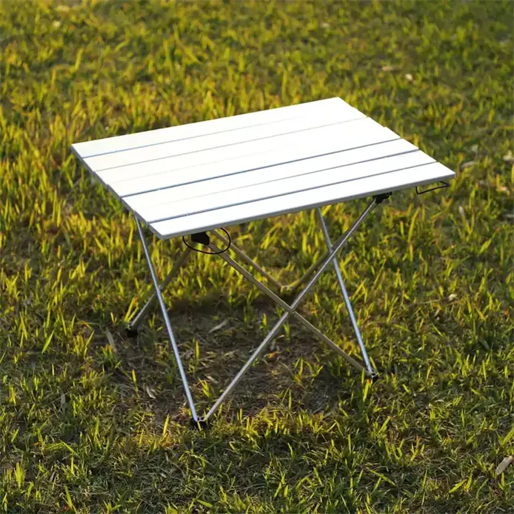 Custom Portable Folding Adjustable Metal Aluminum Outdoor Tables Lightweight Hiking BBQ Camping Table