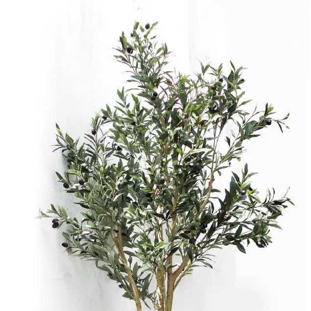 supply artificial tree potted decoration cheap plant artificial indoor olive trees