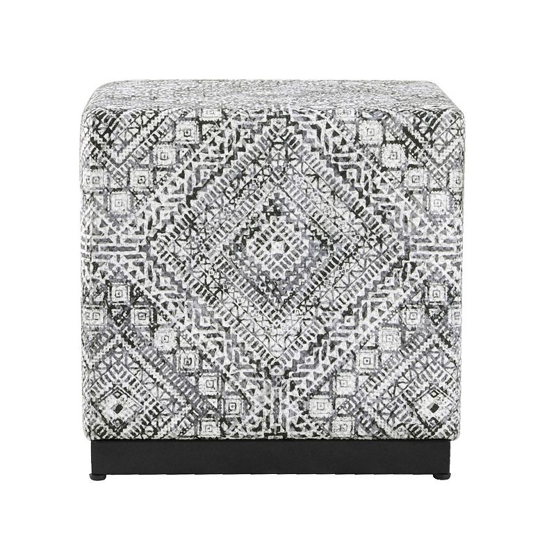 HomePop Boucle Cube Ottoman