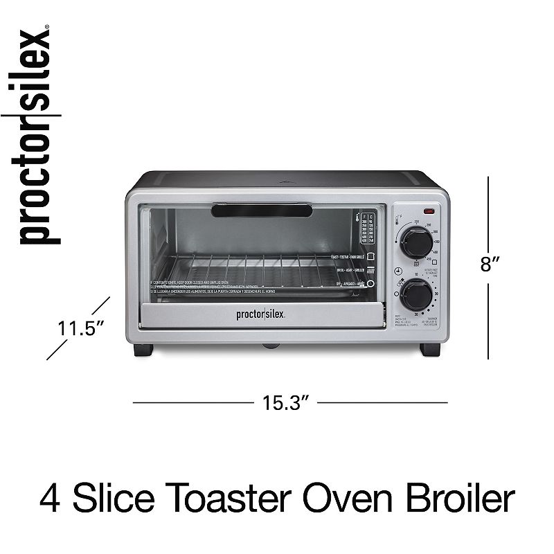 Proctor Silex 4-Slice Toaster Oven Broiler