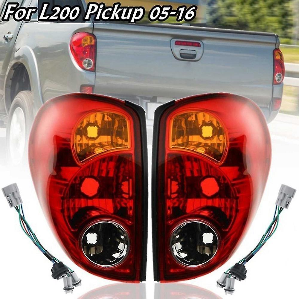 Left Tail Light For L200 Triton 2005-2016 Taillights Rear Lamp Shell Reversing Brake Lampshade Hous