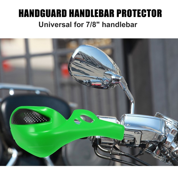 Unique Bargains Universal Motorcycle Handlebars Green 1 Pair