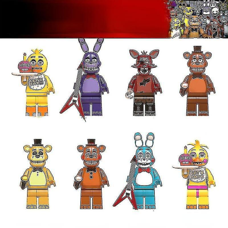 Marske Midnight Bear Series Pirate Fox Chika Assembled Building Blocks Minifigures Enlightenment Chi