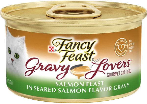 Fancy Feast Gravy Lovers Salmon Feast in Seared Salmon Flavor Gravy Canned Cat Food