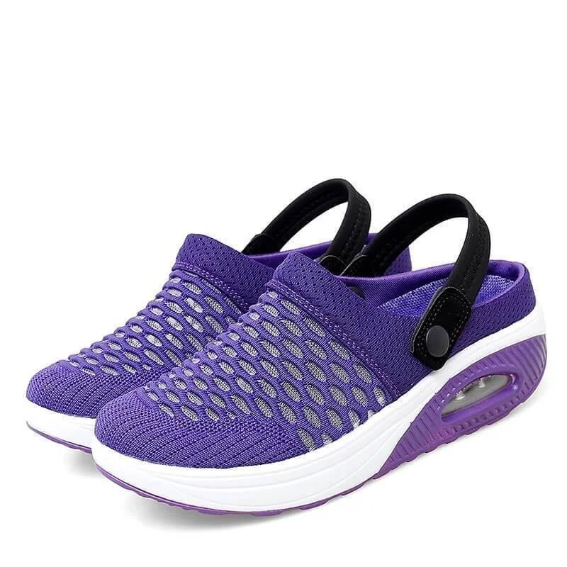 [Clearance Sale 48% OFF] -Women Walking Shoes Air Cushion Slip-On Shoes