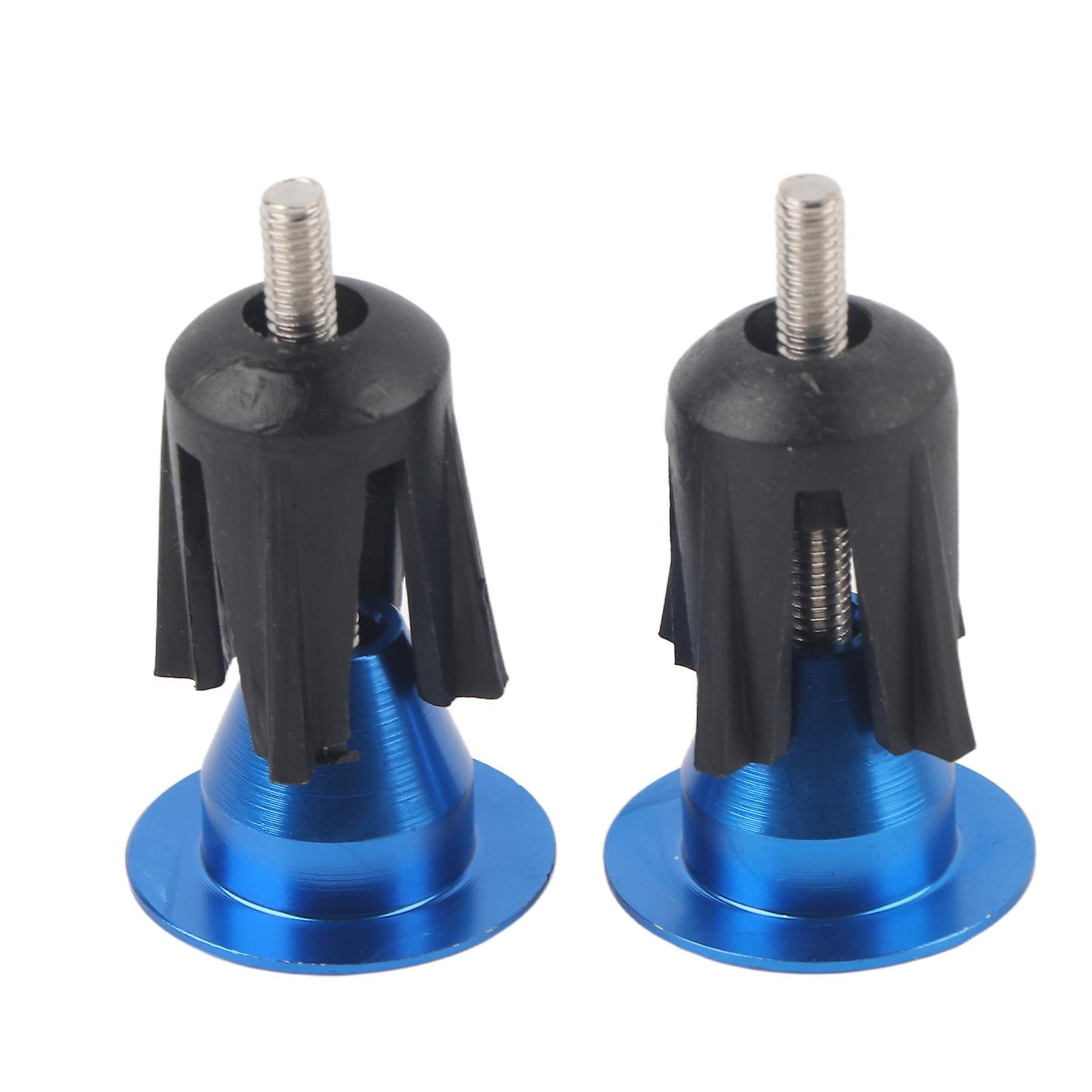 2pcs Bike Handlebar End Cap Bicycle Handlebar Plug For Mountain Bikes Road Bikesblue