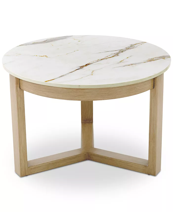 Agio Reid Outdoor 23 Round Porcelain Top Nesting Table