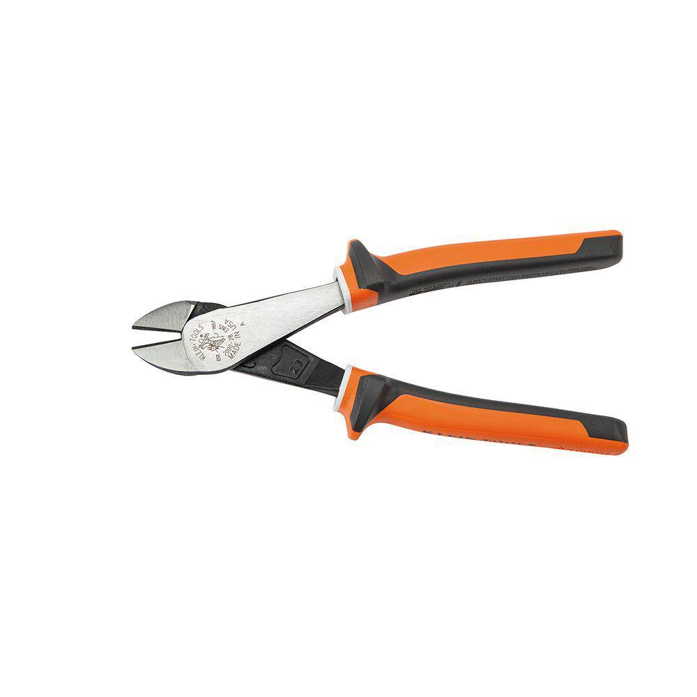 Klein Tools Diagonal Cutting Pliers Insulated Slim Handle 8-Inch 200028EINS