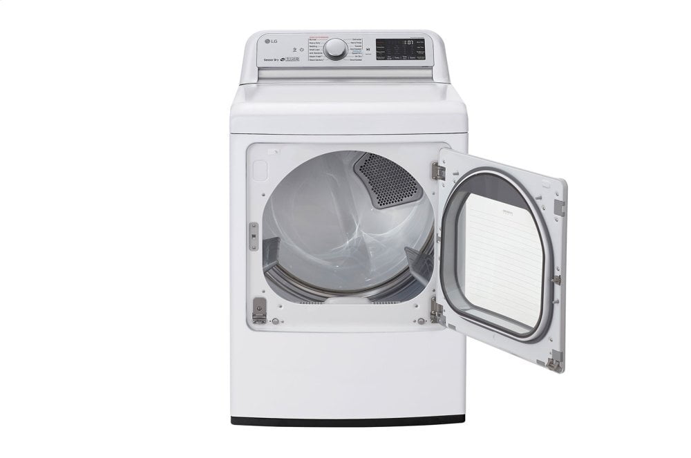 Lg DLEX7800WE 7.3 Cu.Ft. Smart Wi-Fi Enabled Electric Dryer With Turbosteam™