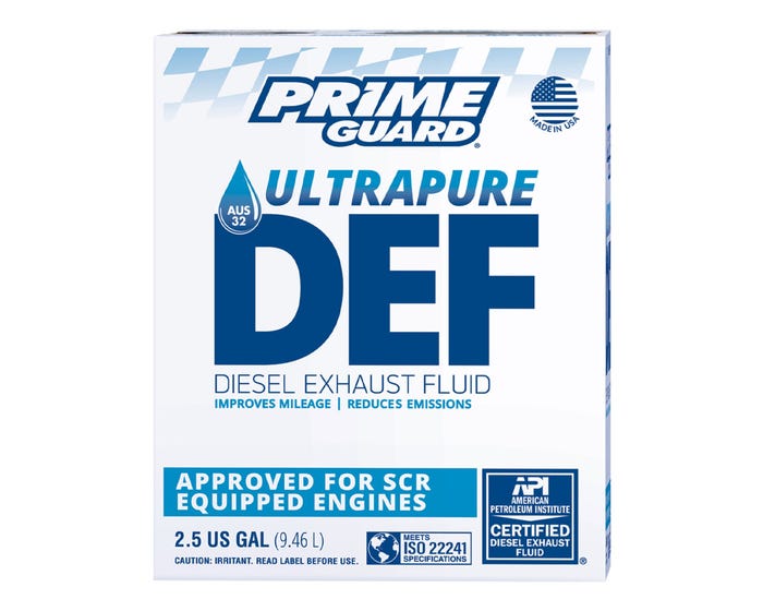 Diesel Exhaust Fluid， 2.5 Gallon - PRIM00250