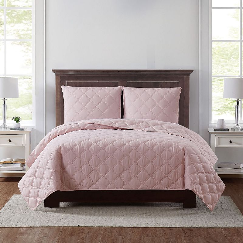 Truly Soft Everyday 3D Puff Quilted Quilt Set