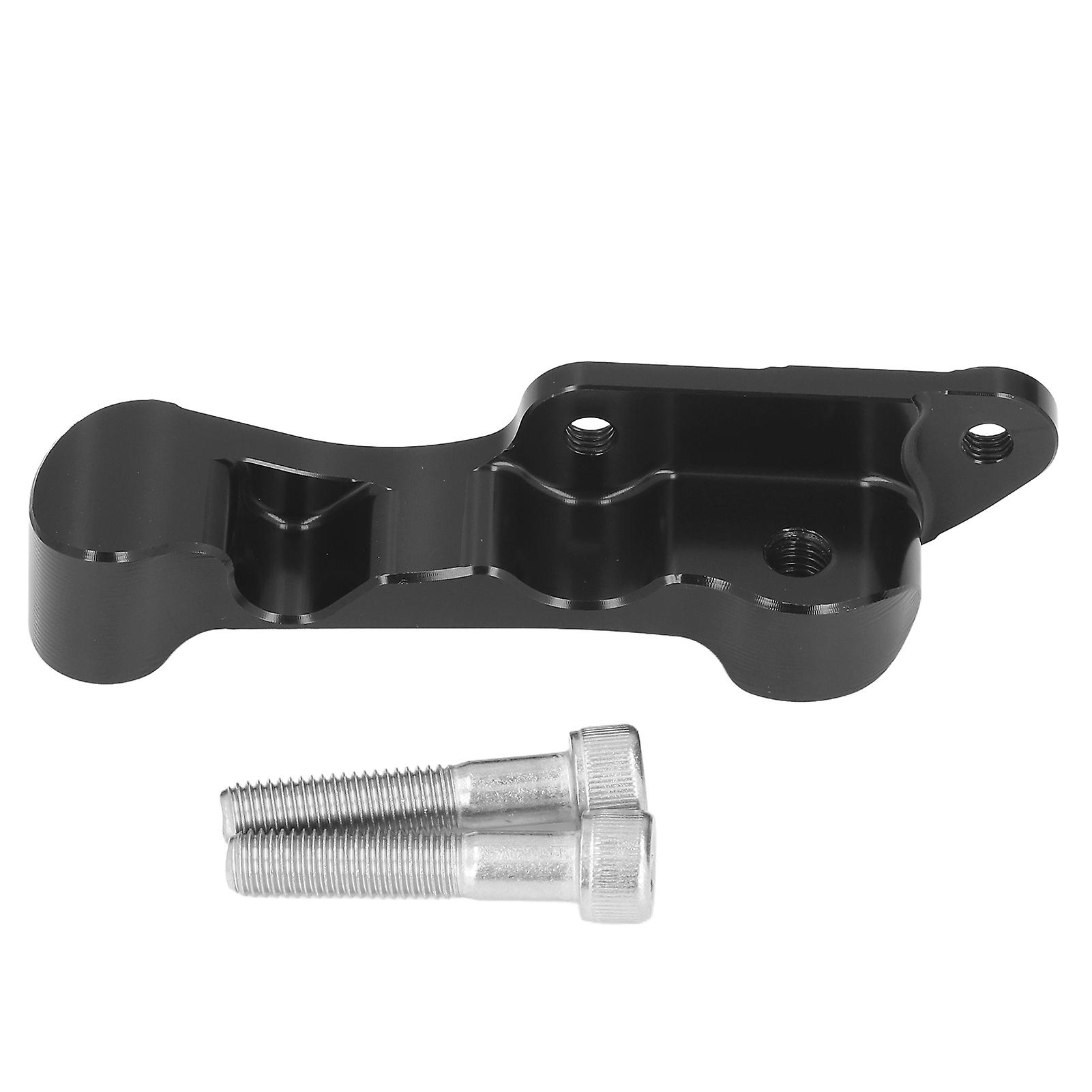 Motorcycle Brake Caliper Adapter Bracket Anodized With Screws Replacement For Vespa Gts 300black