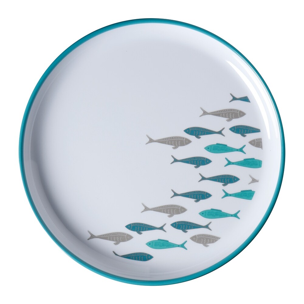 Coastal Melamine Tableware Set (Non Slip)