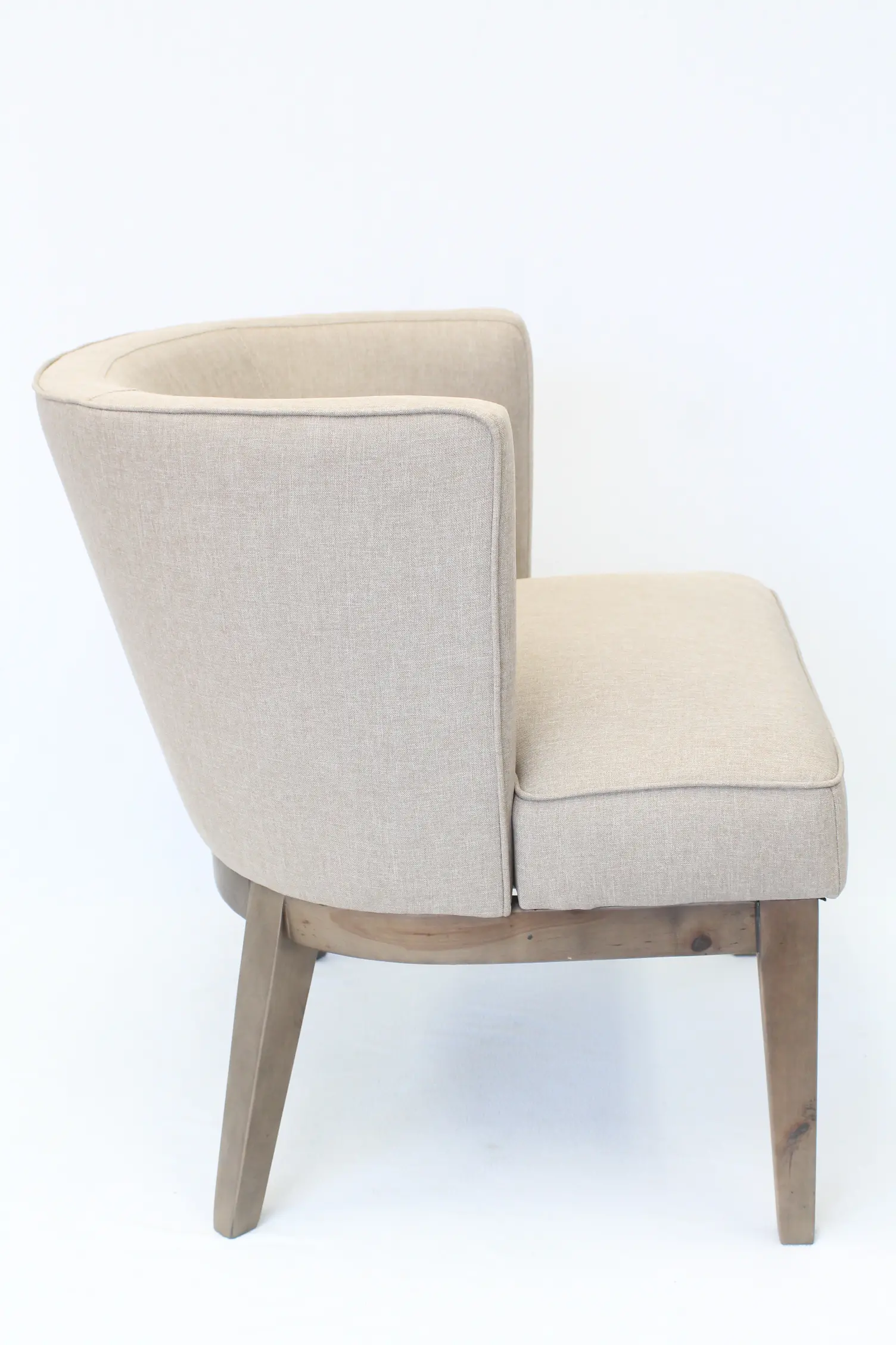 Beige Oversized Accent Chair