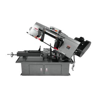 Jet 10 in. x 18 in. Metalworking Horizonal Dual Mitering Bandsaw 1 HP 230-Volt 1Ph 413411