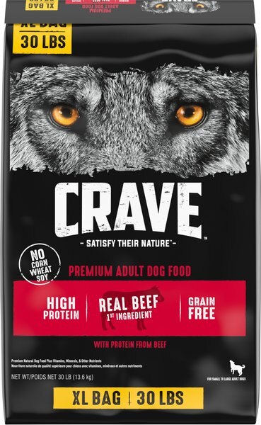 Crave High Protein Beef Adult Grain Free Dry Dog Food