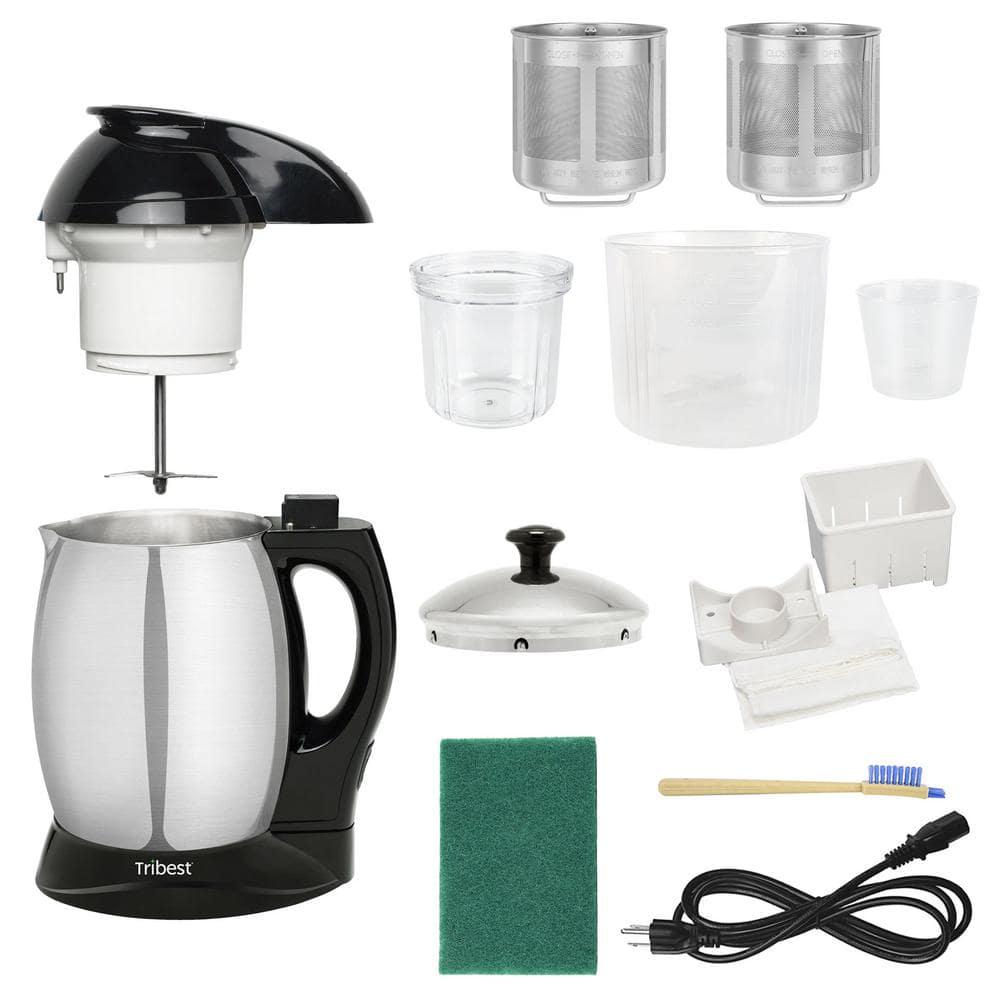 Tribest Soybella Black Stainless Steel Soy and Nutmilk Maker