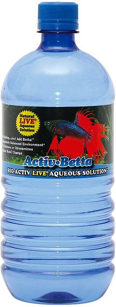 Activ-Betta Bio-Activ Live Aqueous Solution Betta Water， 33.8-oz bottle