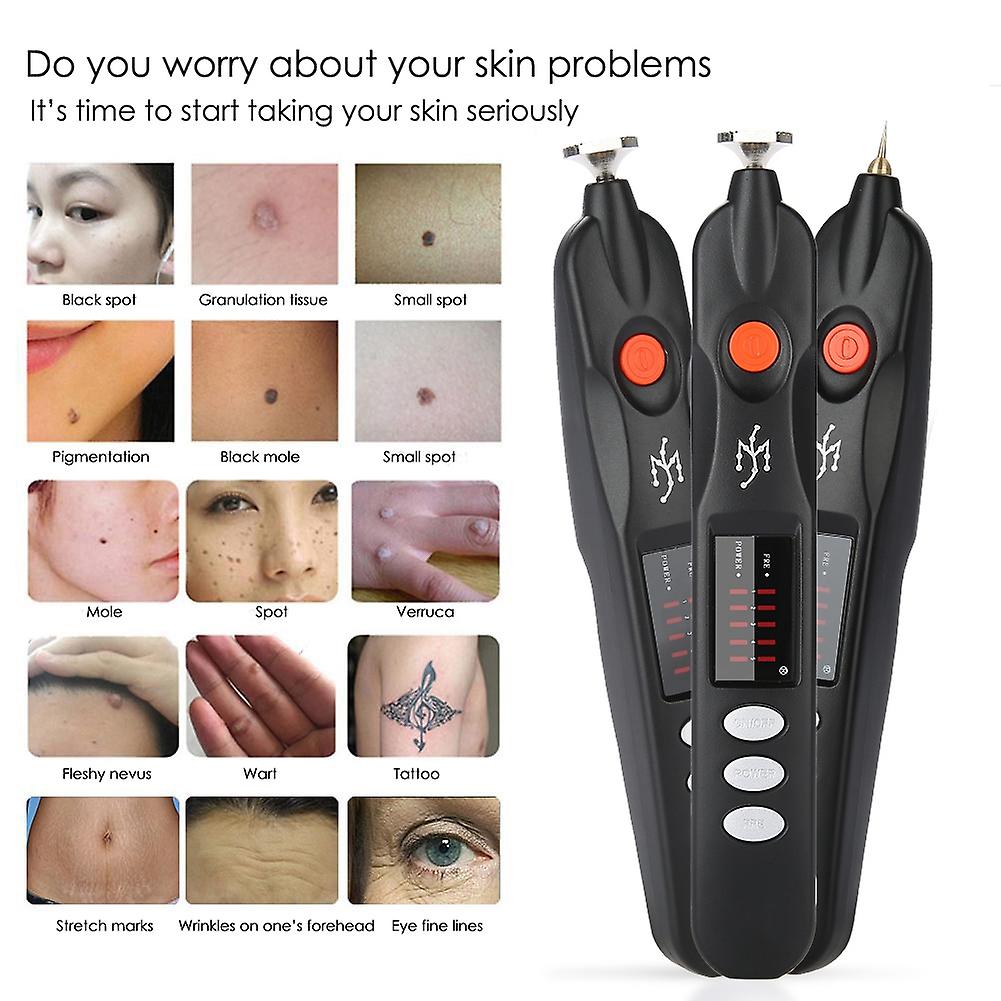 Professional Freckle Wrinkle Mole Tattoo Removal Pen Multi-functional Facial Beauty Machine Eu