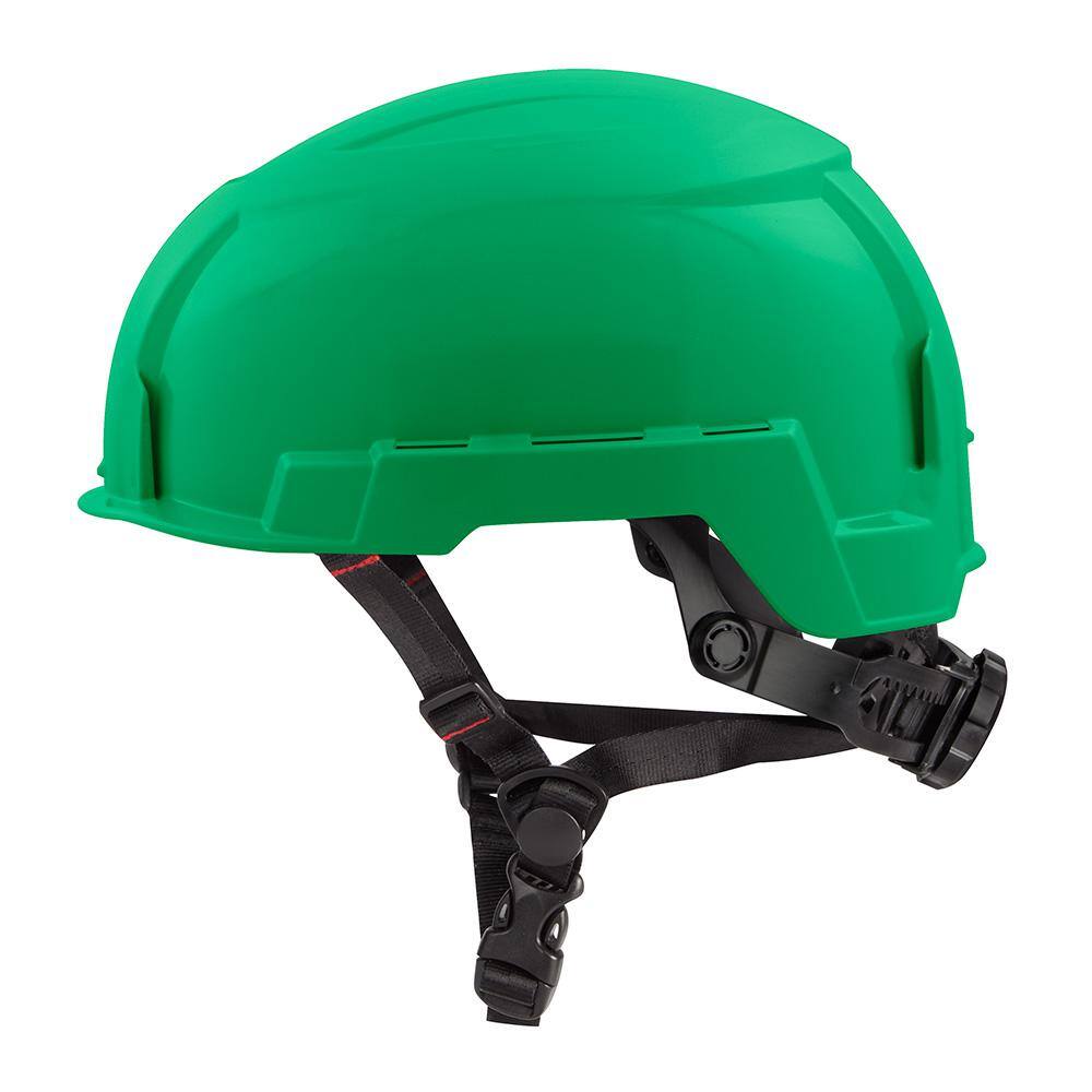 MW BOLT Green Type 2 Class E Non-Vented Safety Helmet (2-Pack) 48-73-1307X2