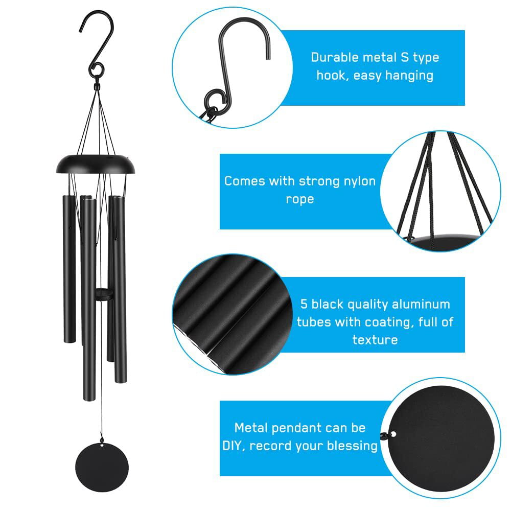 Achort Large Wind Chimes Outdoor， 31