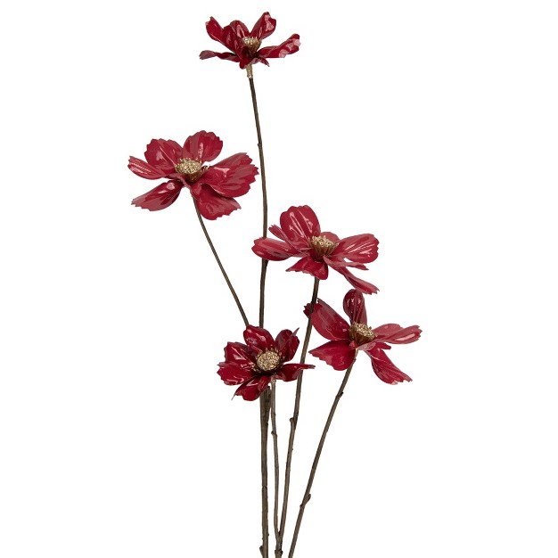 Pink Cosmos Artificial Christmas Flower Stem