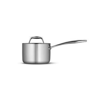 Tramontina Gourmet Tri-Ply Clad 1.5 qt. Stainless Steel Sauce Pan with Lid 80116021DS