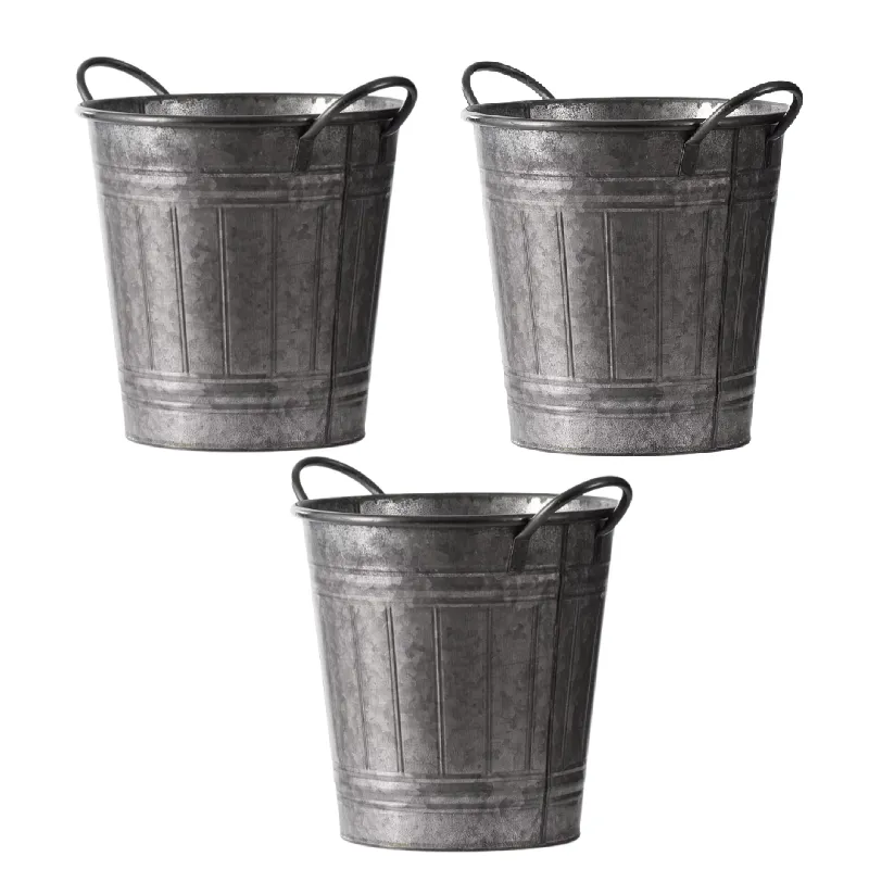 Manufacturer Of Best Quality Metal Garden Planter Outdoor Decoration Galvanized Flower Pots   Planters