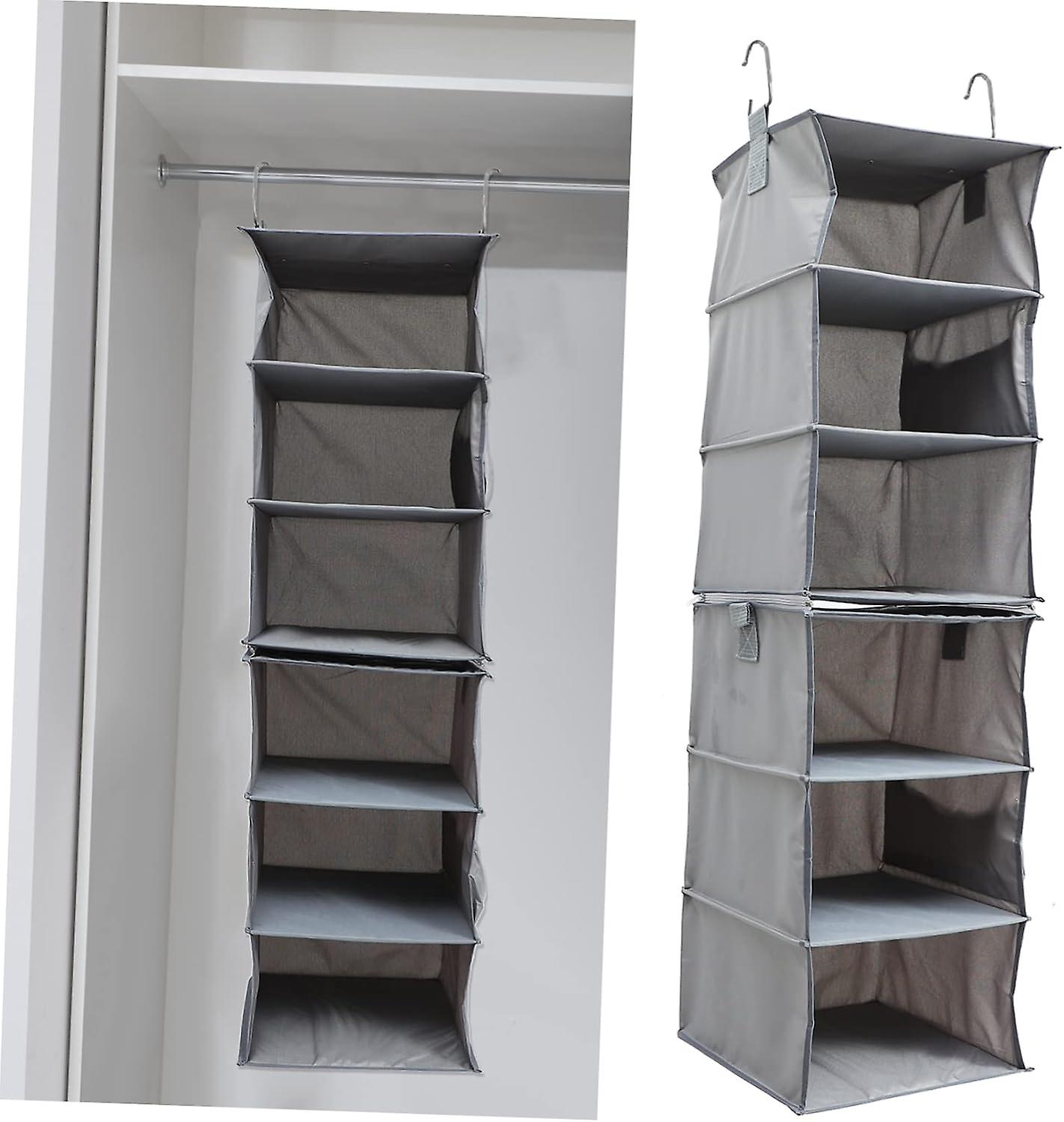 Clothes Storage Cabinet Foldable Shelves Pant Organizer for Closet Clothing Storage Bags Closet Hang