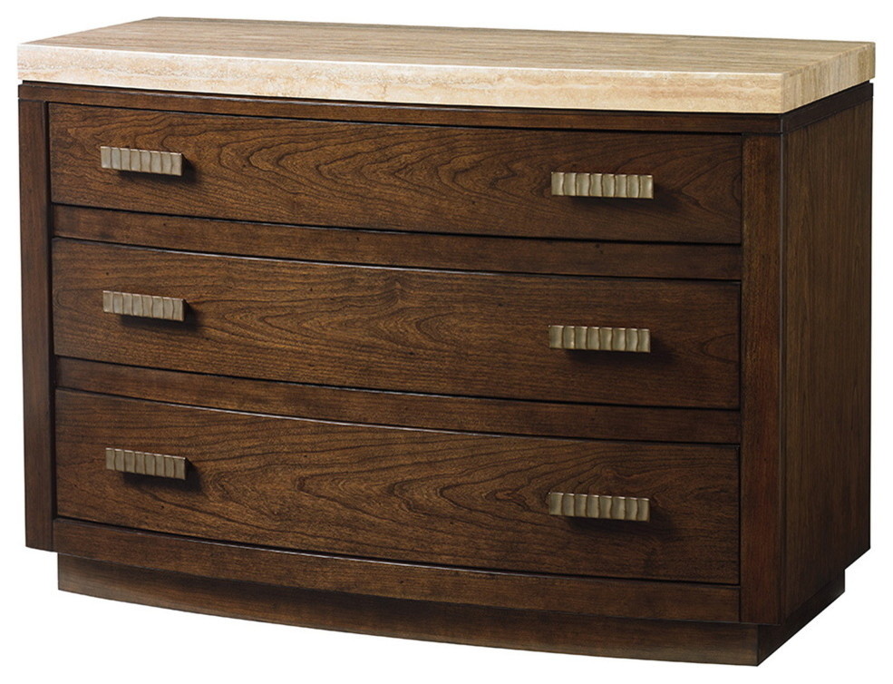 Lexington Laurel Canyon Pershing Bachelors Chest  Mocha   Transitional   Accent Chests And Cabinets   by Emma Mason  Houzz