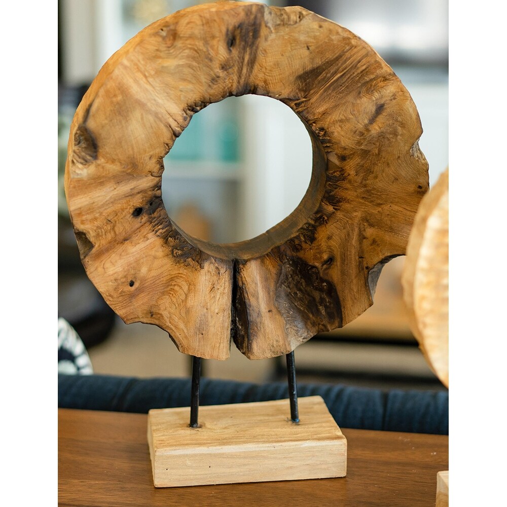 Decorative Teak Ring   Medium
