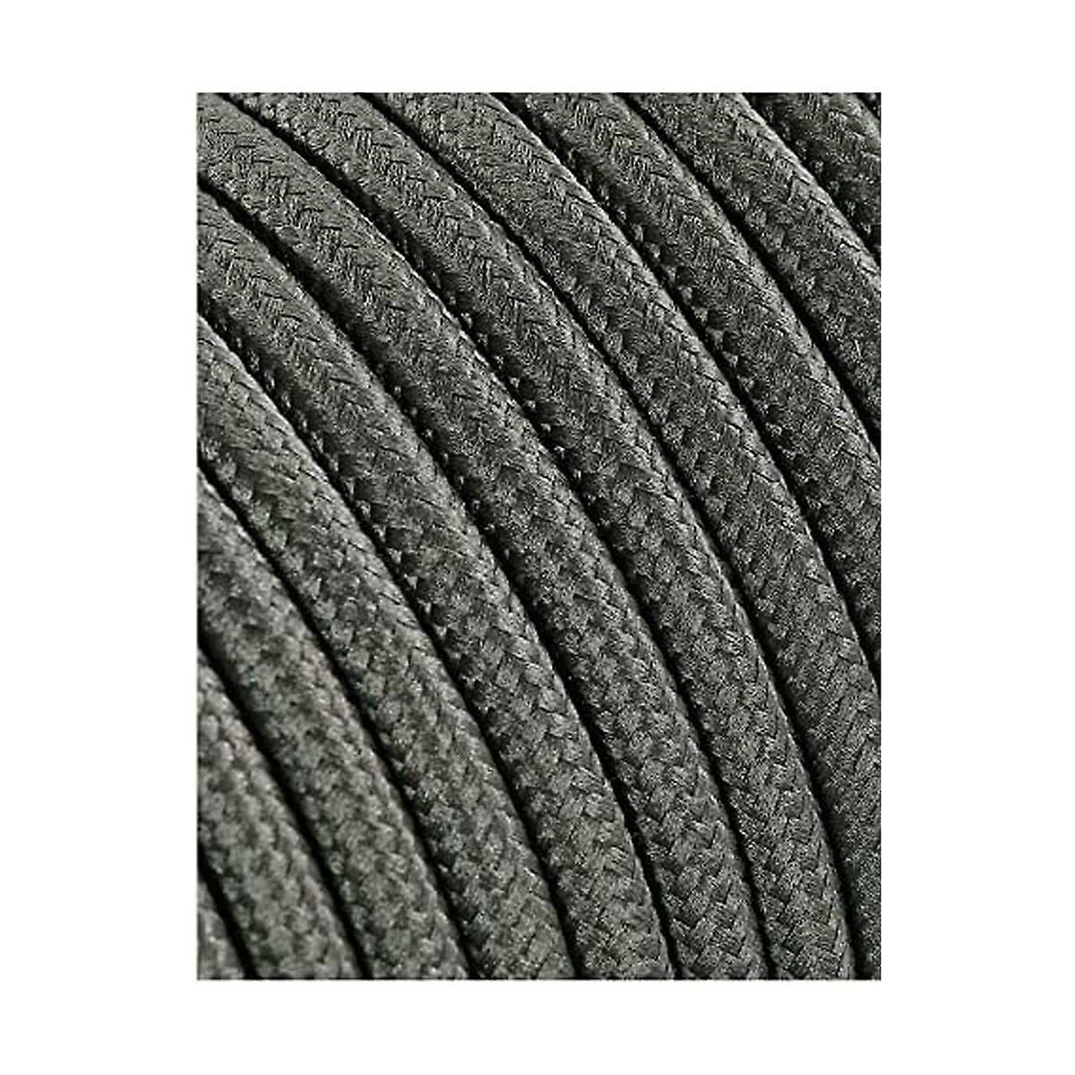 Cable EDM C63 2 x 0，75 mm Textile Dark grey 5 m