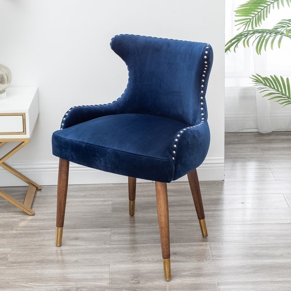 Roundhill Furniture Lindale Mid-century Modern Velvet Accent Chair