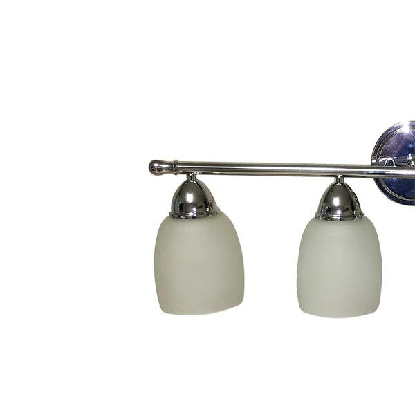 Batholomew 4-Light Dimmable Chrome Finish Vanity Light