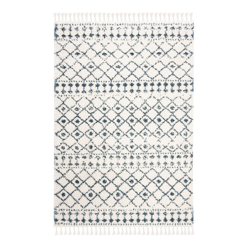 Safavieh Berber Charlotte Rug Cream/Blue