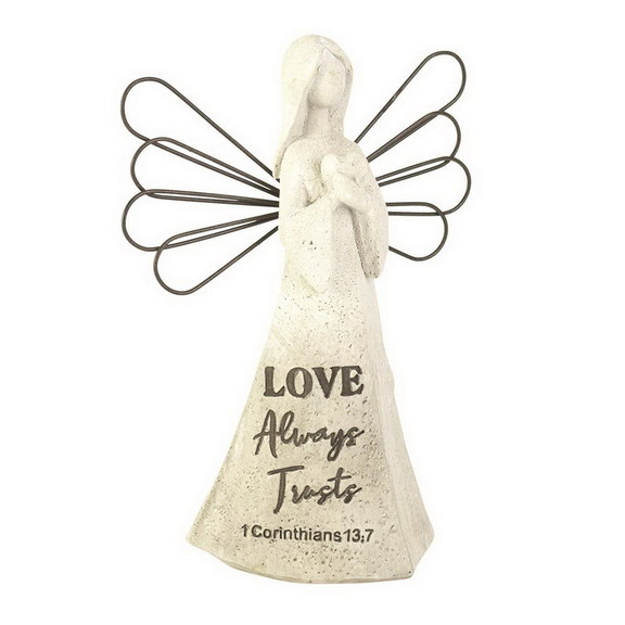 Dicksons ANGR 35 Angel Figurine Love Always Trust ...