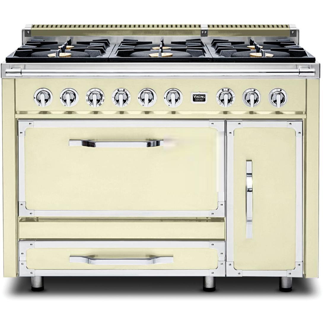 Viking 48-inch Freestanding Dual Fuel Range with True Convection Technology TVDR481-6BVC