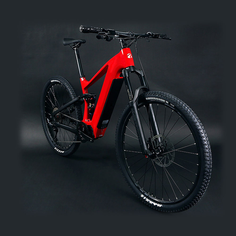 GALAXY Carbon Fiber Shimano M6100 12S electric cycle mid drive mtb 29 bikes full suspension city bike electric mountain bike