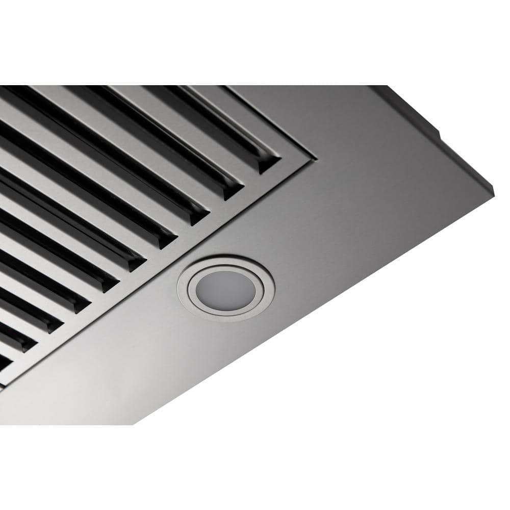 Ancona 28 in Ducted BuiltIn Range Hood with LED in Stainless Steel