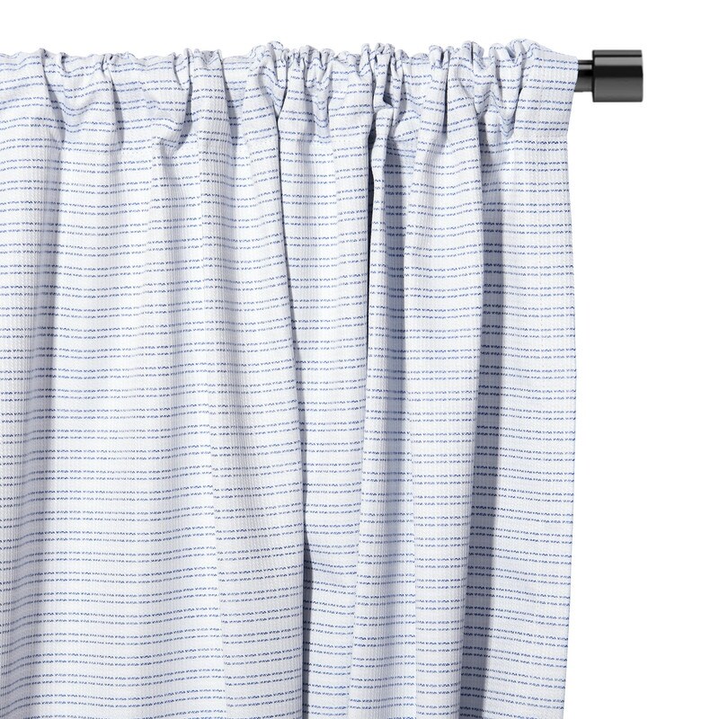 Dani Striped Thermal Insulated Blackout Curtain  1 Panel