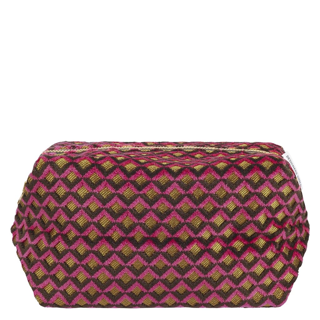 Portland Raspberry Large Toiletry Bag by Designers Guild