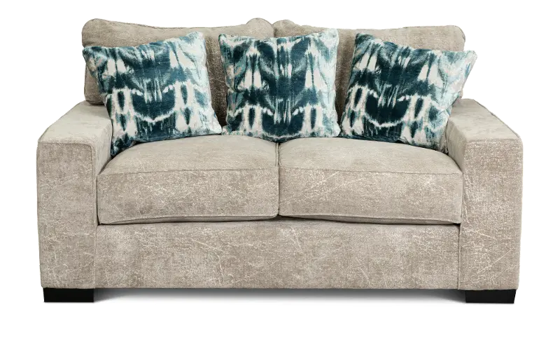 Troy Beige Loveseat