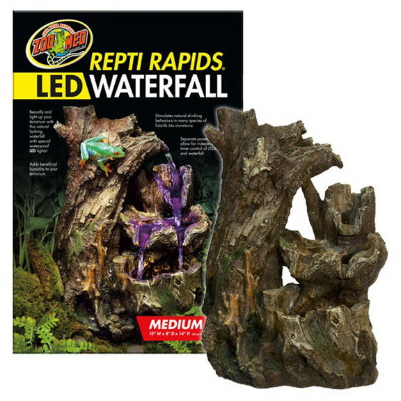 Zoo Med Repti Rapids LED Waterfall   Wood Style  M...